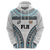 Custom Flying Fijians Rugby Hoodie Tapa Tribal Cloth LT03 - Polynesian Pride