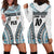 Custom Flying Fijians Rugby Hoodie Dress Tapa Tribal Cloth LT03 - Polynesian Pride