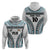 Custom Flying Fijians Rugby Zip Hoodie Tapa Tribal Cloth LT03 - Polynesian Pride