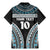 Custom Flying Fijians Rugby Family Matching Mermaid Dress and Hawaiian Shirt Tapa Tribal Cloth Black Color LT03 - Polynesian Pride