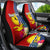 Personalised Kiribati Independence Day Car Seat Cover Kiribati Map With Flag Color