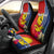 Personalised Kiribati Independence Day Car Seat Cover Kiribati Map With Flag Color