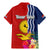 Kiribati Independence Day Family Matching Mermaid Dress and Hawaiian Shirt Kiribati Map With Flag Color