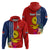 Kiribati Independence Day Hoodie Kiribati Map With Flag Color