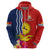 Kiribati Independence Day Hoodie Kiribati Map With Flag Color