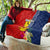 Personalised Kiribati Independence Day Quilt Kiribati Map With Flag Color