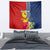 Personalised Kiribati Independence Day Tapestry Kiribati Map With Flag Color