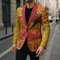 Personalized American Samoa Fautasi Race Blazer Aeto Pago Pago with Eagle Samoan Tribal Patterns