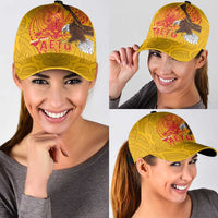American Samoa Fautasi Race Classic Cap Aeto Pago Pago with Eagle Samoan Tribal Patterns