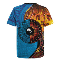 Fiji and Australia Together Rugby Jersey Tapa Tribal Tattoo mix Aboriginal Pattern