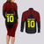 Custom Vitis Central Dabaris Rugby Couples Matching Long Sleeve Bodycon Dress and Long Sleeve Button Shirts Papua New Guinea Polynesian Tattoo LT03 - Polynesian Pride