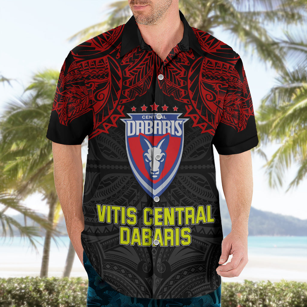 Custom Vitis Central Dabaris Rugby Hawaiian Shirt Papua New Guinea Polynesian Tattoo LT03 - Polynesian Pride