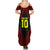 Custom Vitis Central Dabaris Rugby Summer Maxi Dress Papua New Guinea Polynesian Tattoo LT03 - Polynesian Pride