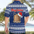 Tokelau Christmas Hawaiian Shirt Santa Claus Tokelau Flag and Coat of Arms with Polynesian Pattern LT03 - Polynesian Pride