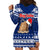 Tokelau Christmas Hoodie Dress Santa Claus Tokelau Flag and Coat of Arms with Polynesian Pattern LT03 - Polynesian Pride