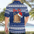 Personalised Tokelau Christmas Hawaiian Shirt Santa Claus Tokelau Flag and Coat of Arms with Polynesian Pattern LT03 - Polynesian Pride