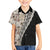 Tukenny Pattern Fijian War Clubs Mix Tapa Tribal Family Matching Short Sleeve Bodycon Dress and Hawaiian Shirt LT03 Son's Shirt Beige - Polynesian Pride