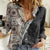 Tukenny Pattern Fijian War Clubs Mix Tapa Tribal Women Casual Shirt LT03 Female Beige - Polynesian Pride