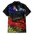 New Zealand ANZAC Day Hawaiian Shirt Pohutukawa Flower and Tui Bird LT03 - Polynesian Pride