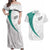 Custom New Zealand Football Couples Matching Off Shoulder Maxi Dress and Hawaiian Shirt Go All Silver Ferns - Towards World Cup 2026