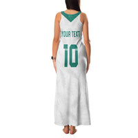 Custom New Zealand Football Family Matching Tank Maxi Dress and Hawaiian Shirt Go All Silver Ferns - Towards World Cup 2026