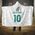 Custom New Zealand Football Hooded Blanket Go All Silver Ferns - Towards World Cup 2026