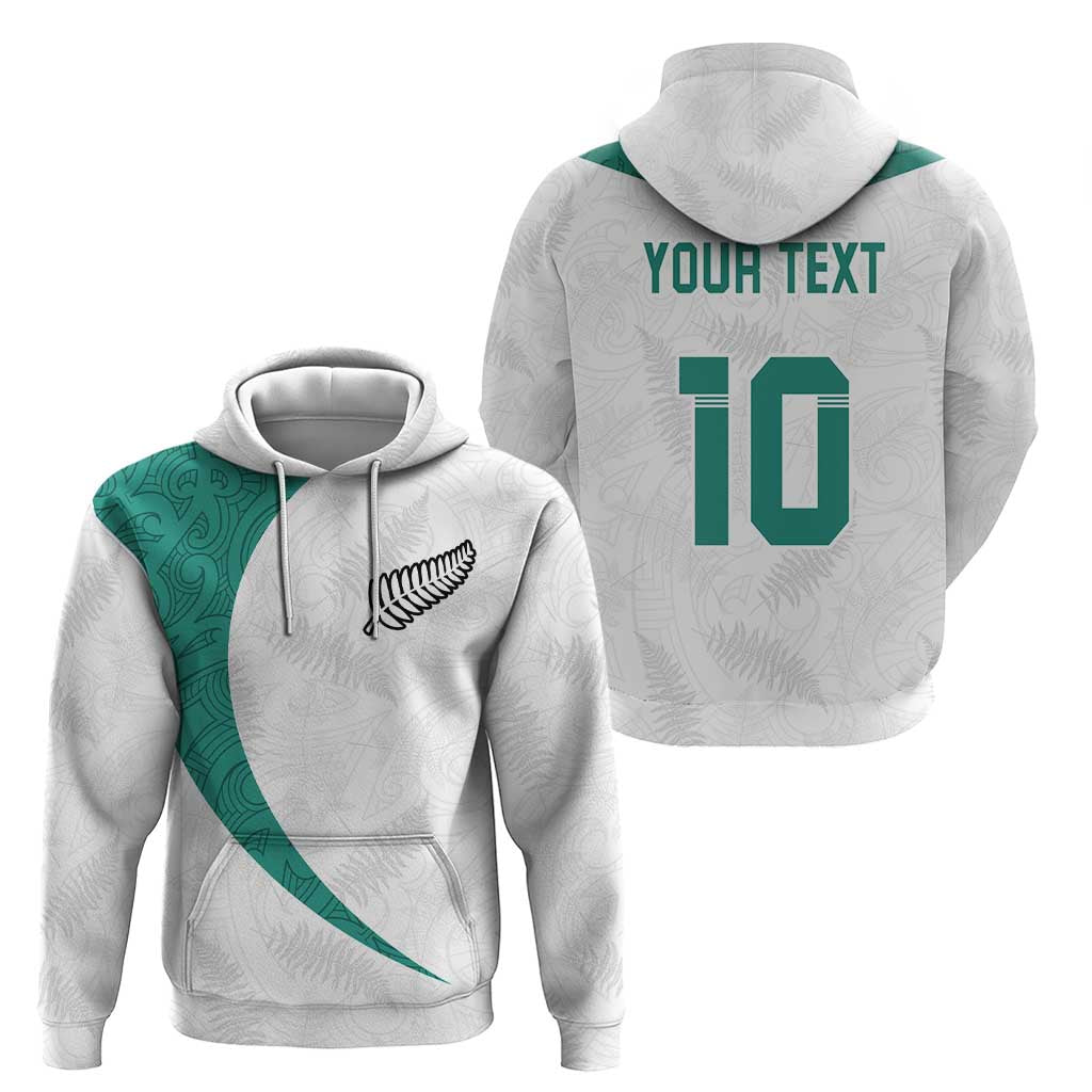 Custom New Zealand Football Hoodie Go All Silver Ferns - Towards World Cup 2026