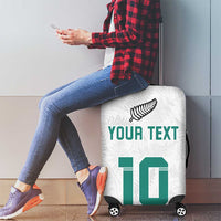 Custom New Zealand Football Luggage Cover Go All Silver Ferns - Towards World Cup 2026