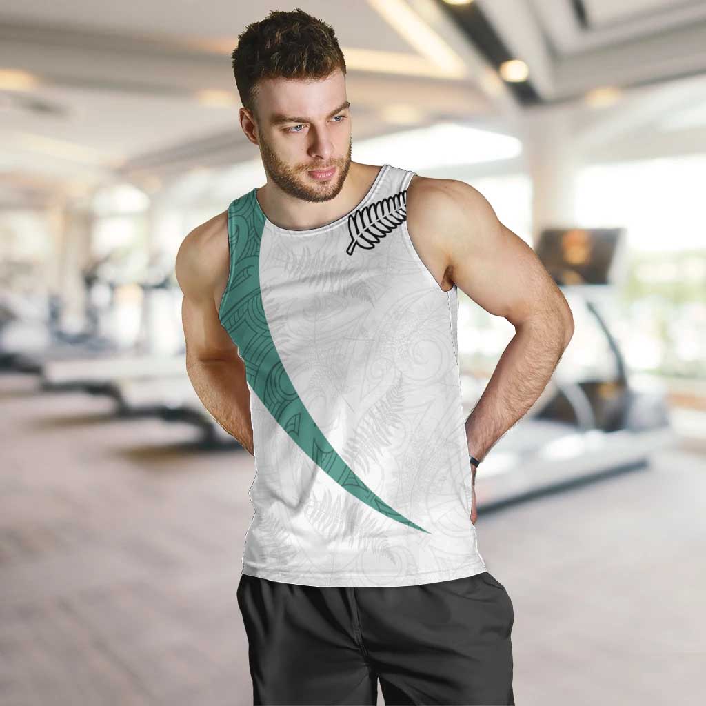 Custom New Zealand Football Men Tank Top Go All Silver Ferns - Towards World Cup 2026