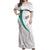 Custom New Zealand Football Off Shoulder Maxi Dress Go All Silver Ferns - Towards World Cup 2026
