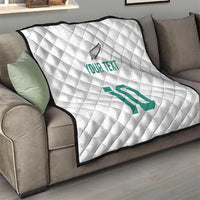 Custom New Zealand Football Quilt Go All Silver Ferns - Towards World Cup 2026