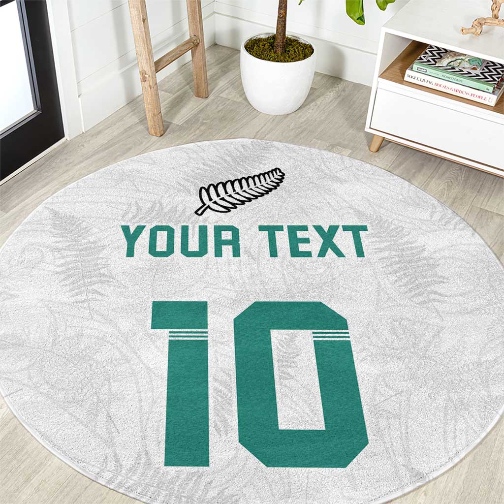 Custom New Zealand Football Round Carpet Go All Silver Ferns - Towards World Cup 2026