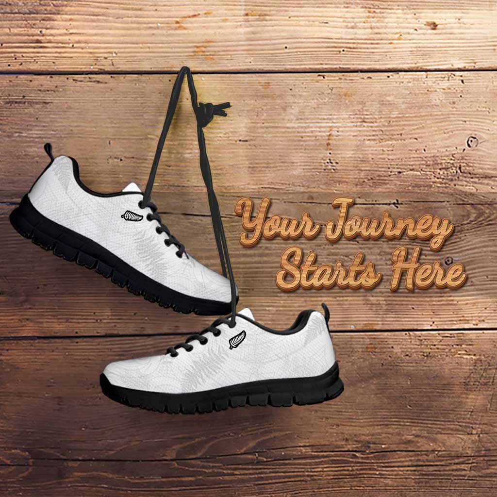 Custom New Zealand Football-Towards World Cup 2026 Sneakers Go All Silver Ferns