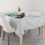 Custom New Zealand Football Tablecloth Go All Silver Ferns - Towards World Cup 2026