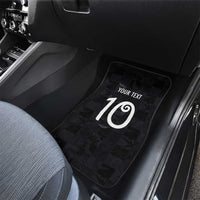 Custom New Zealand Rugby Car Mats All Silver Ferns Blacks