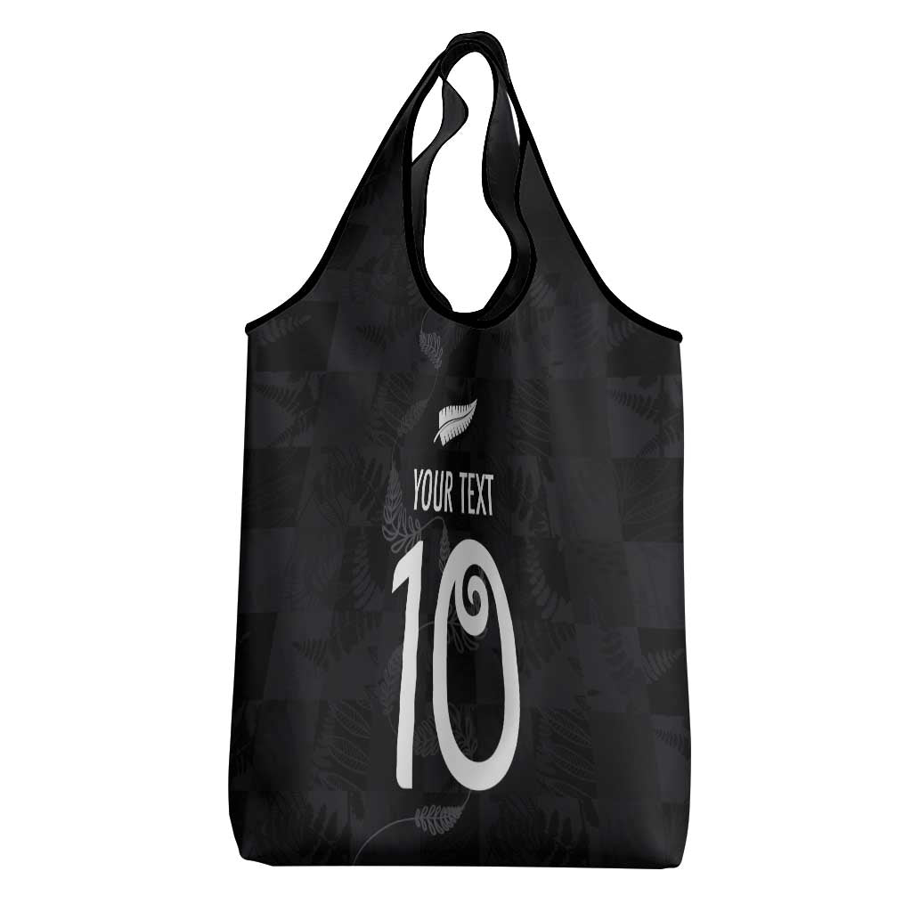 Custom New Zealand Rugby Grocery Bag All Silver Ferns Blacks