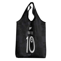 Custom New Zealand Rugby Grocery Bag All Silver Ferns Blacks