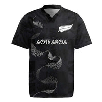 Custom New Zealand Rugby Rugby Jersey All Silver Ferns Blacks