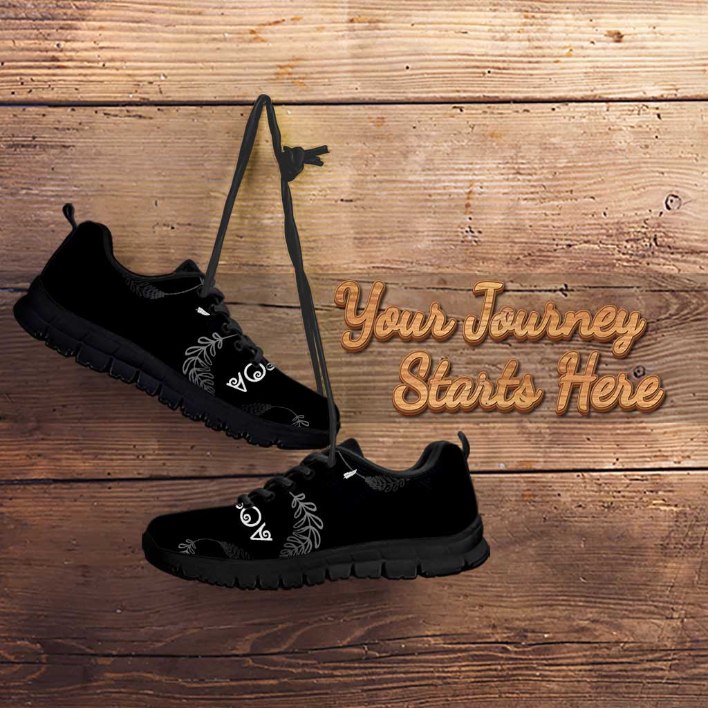 Custom New Zealand Rugby Sneakers All Silver Ferns Blacks