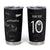 Custom New Zealand Rugby Tumbler Cup All Silver Ferns Blacks