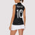 Custom New Zealand Rugby Women Sleeveless Polo Shirt All Silver Ferns Blacks