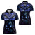 New Zealand Matariki Women Polo Shirt Maori Pattern and Matariki Sky Night