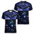 New Zealand Matariki Women V-Neck T-Shirt Maori Pattern and Matariki Sky Night