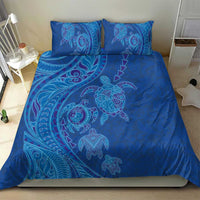 Hawaiian Turtles and Polynesian Art Tattoo Bedding Set Ocean Abyss