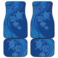 Hawaiian Turtles and Polynesian Art Tattoo Car Mats Ocean Abyss