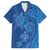 Hawaiian Turtles and Polynesian Art Tattoo Family Matching Long Sleeve Bodycon Dress and Hawaiian Shirt Ocean Abyss