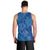Hawaiian Turtles and Polynesian Art Tattoo Men Tank Top Ocean Abyss