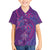 Hawaiian Turtles and Polynesian Art Tattoo Family Matching Tank Maxi Dress and Hawaiian Shirt Dusky Violet