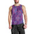 Hawaiian Turtles and Polynesian Art Tattoo Men Tank Top Dusky Violet
