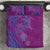 Hawaiian Turtles and Polynesian Art Tattoo Bedding Set Cerise